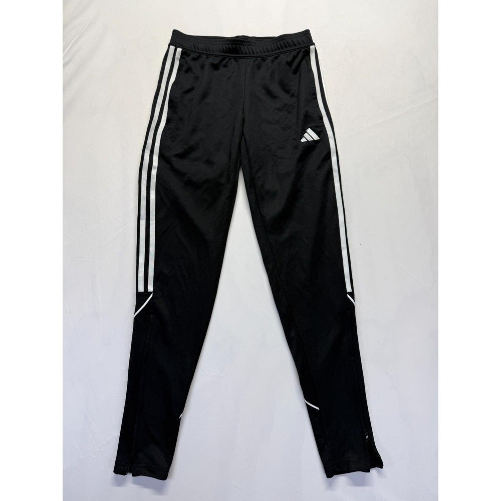 Adidas Tiro 23 League Track Pants Womens XS Black Ankle Zip Soccer Training